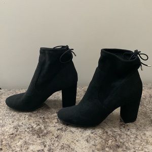 Black Suede Booties
